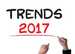 TRENDS 2017  businessman work hard hand touch